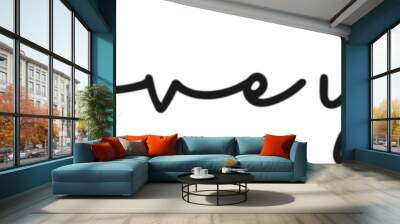 I love you Script Words Vector Graphic Wall mural