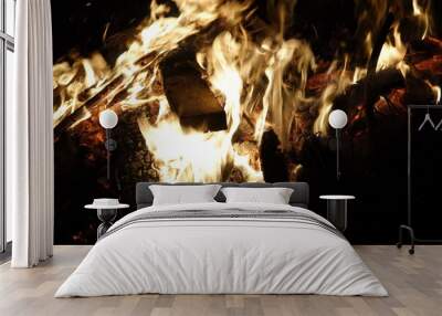 Fire Wall mural