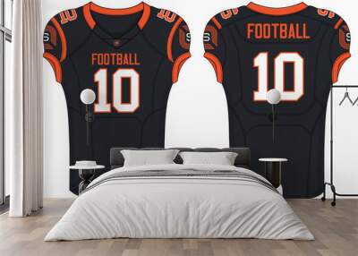 American rugby football jersey Wall mural