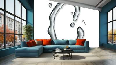 Water letter Wall mural