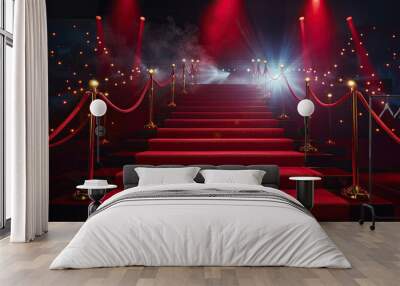 Red Carpet Stage vip entry Wall mural