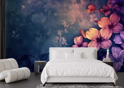 Floral high definition background Wall mural