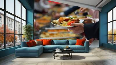 buffet food Wall mural