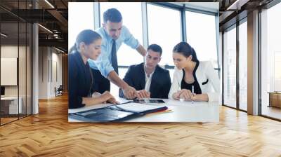 business people in a meeting at office Wall mural