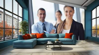 business people in a meeting at office Wall mural