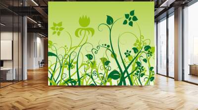 Hintergrund floral Wall mural