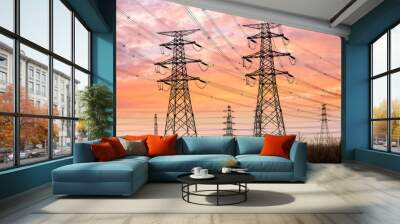 Electric tower Wall mural