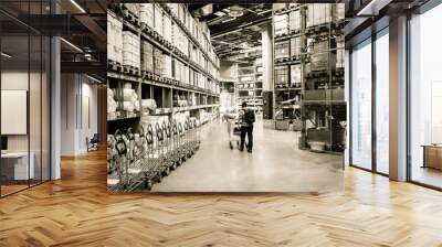 large furniture warehouse Wall mural