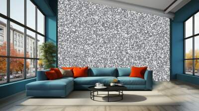 Silver glitter texture. Design element. Vector illustration Wall mural