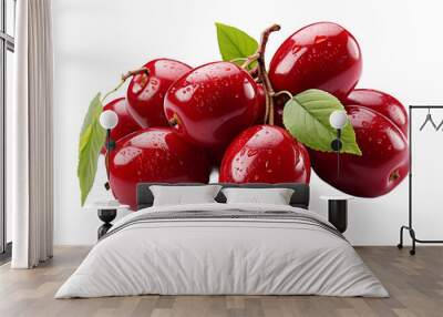 Jujube isolated on transparent or white background. Wall mural