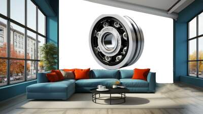 Roller Wheel isolated on transparent background. Wall mural