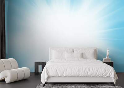 Abstract bright light - summer sun background Wall mural