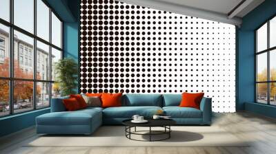 Background of halftone for your designs. Hallftone pattern. Vector Wall mural