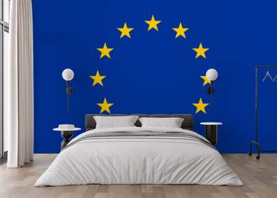 Flag of Europe, European Union Wall mural