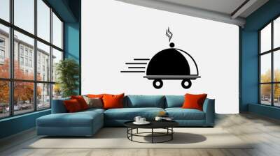 food delivery  icon Wall mural