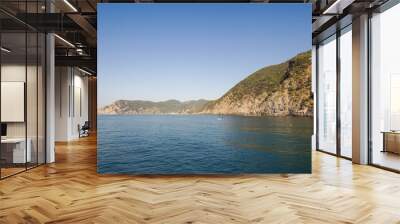 The coast of the Cinque Terre National Park in Italy Wall mural