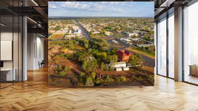 The town of Cobar in the far west of New South Wales, Australia. Wall mural