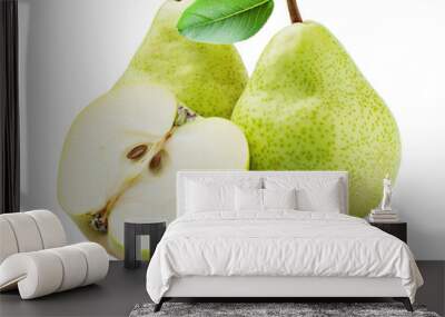 pear isolated  Wall mural