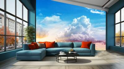 Art summer background Wall mural