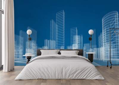 City concept Wall mural