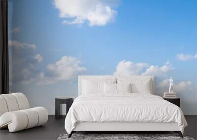 Cloudy blue sky Wall mural