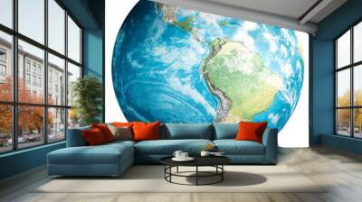 Planet Earth 3d rendering Wall mural