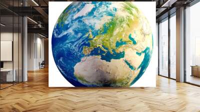 planet earth - europe 3d rendering Wall mural