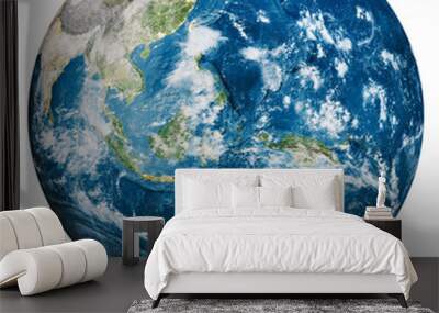 Planet Earth globe isolated Wall mural