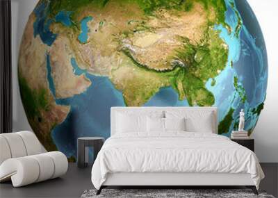 Planet Earth. 3d rendering Wall mural