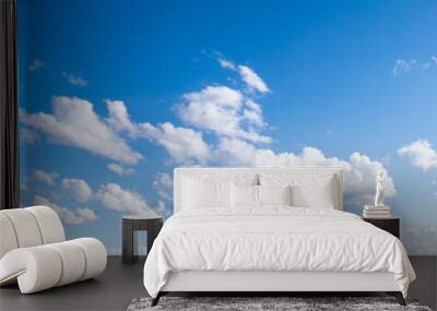 Sky and clouds atmosphere background Wall mural