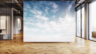 Sky and clouds summer panorama Wall mural