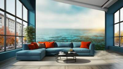 Tropical beach ocean Wall mural