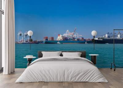 Container Cargo ship Wall mural