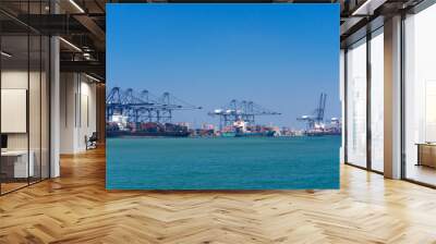 Container Cargo ship Wall mural