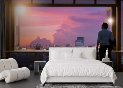 Vision business Wall mural