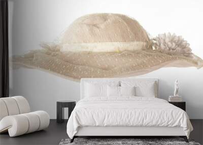 Stylish fashion elegant hat Wall mural