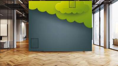 Cloud computing abstract background Wall mural