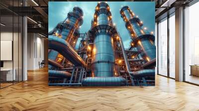 Carbon capture and storage tools  Wall mural