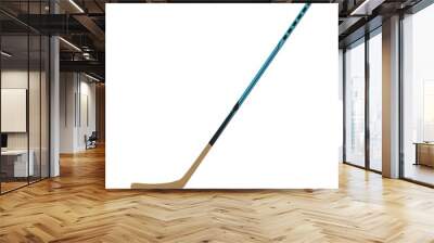 Ice hockey stick isolated on white 3D illustration Wall mural