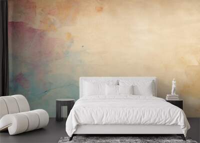 Artistic background featuring a vintage colorful paper texture Wall mural