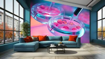 Assisted reproductive technology for fertility treatment idea Wall mural