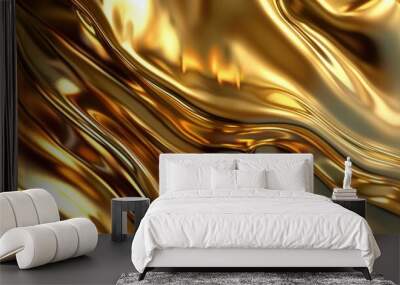 Background in gold color Wall mural