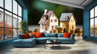 Extract equity or obtain funds from your property using a home equity loan or a HELOC loan. Wall mural