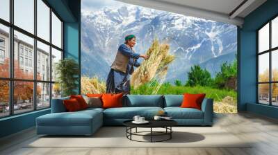 Agricultural time Wall mural