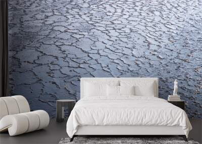 frosted water in sea as a background Wall mural