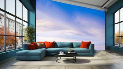 Beautiful blue sky and cloud Wall mural