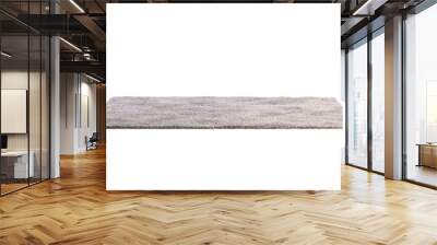 Modern light beige rug with high pile. 3d render Wall mural