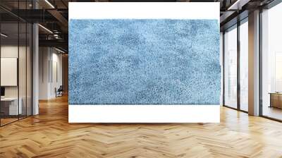 Modern light blue rug with high pile. 3d render Wall mural