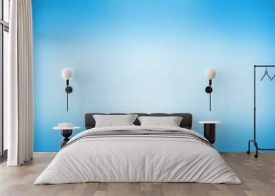 light blue gradient abstract background Wall mural