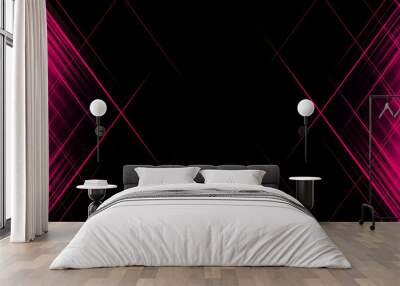 pink black abstract background Wall mural